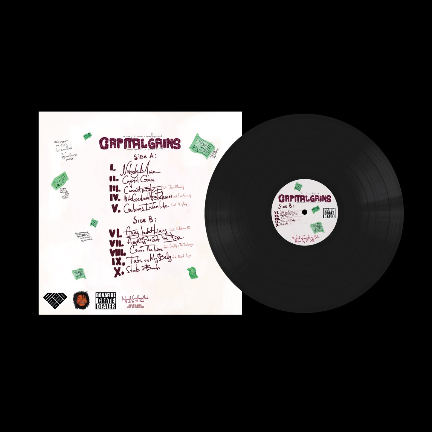 Capital Gains - Black Vinyl (The Last Shall be First Edition) 100 copies